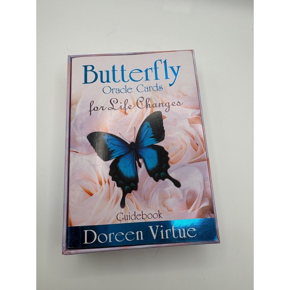 Doreen Virtue Butterfly Oracle Cards for Life Changes 44-Card Deck & Guidebook